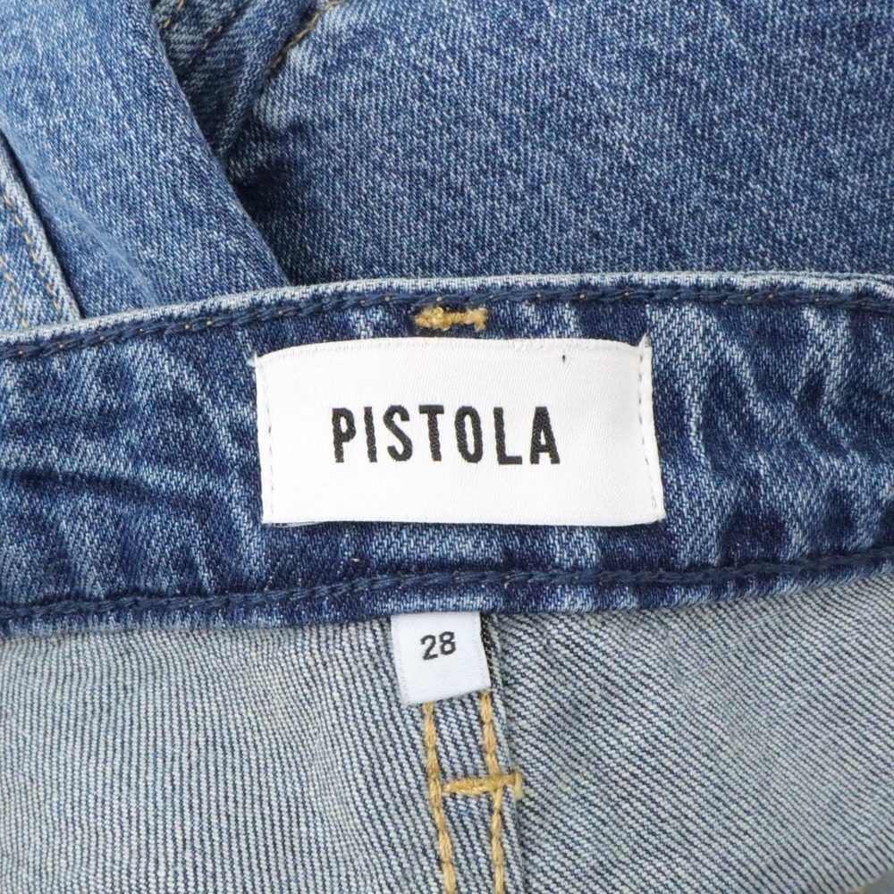 Pistola Lennon High Rise Cropped Bootcut Jeans Adore Medium Wash Denim 28 - Picture 5 of 7